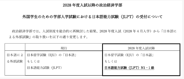 2027日本学部申请必看！早大、庆应、北海道等重点院校入试变更解析