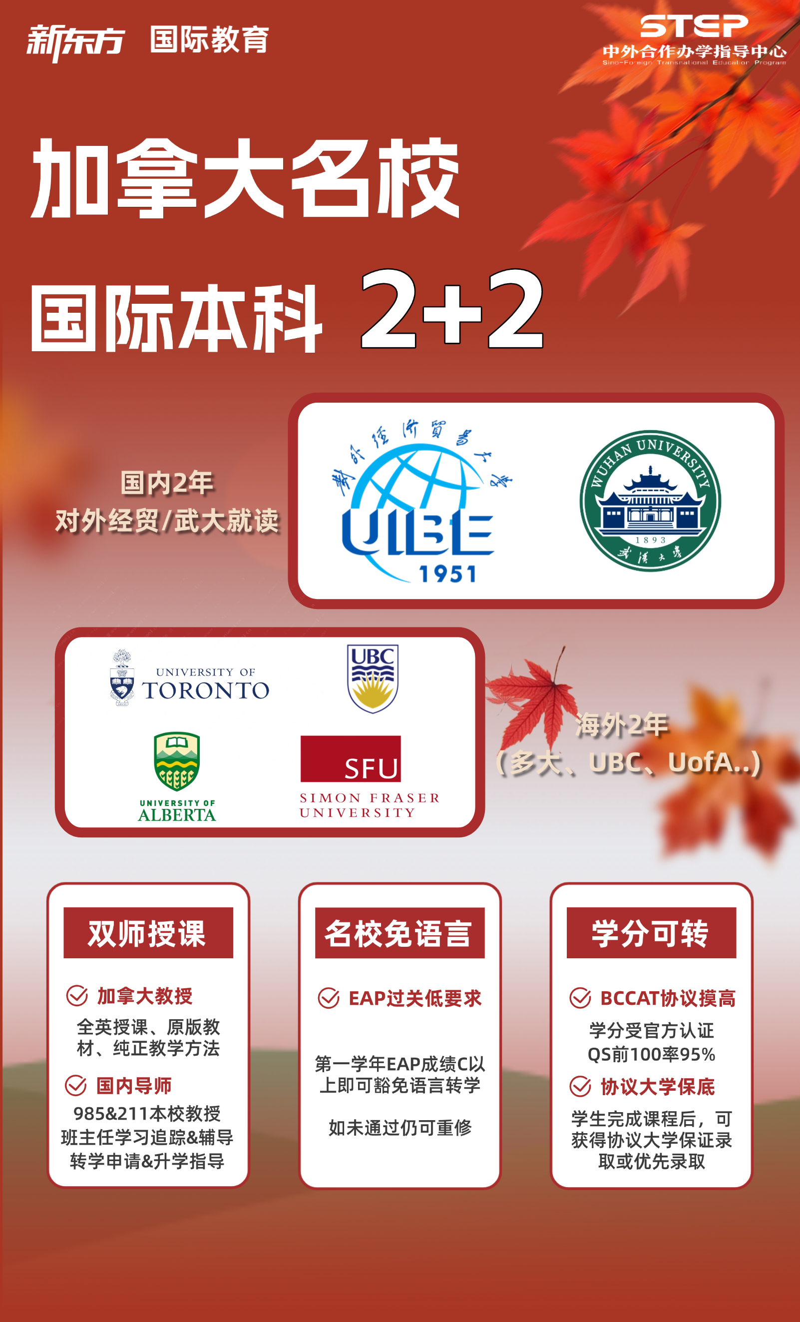 杭州新东方 加拿大本科留学 | 国内与海外分段就读：加拿大国际本科2+2项目解析