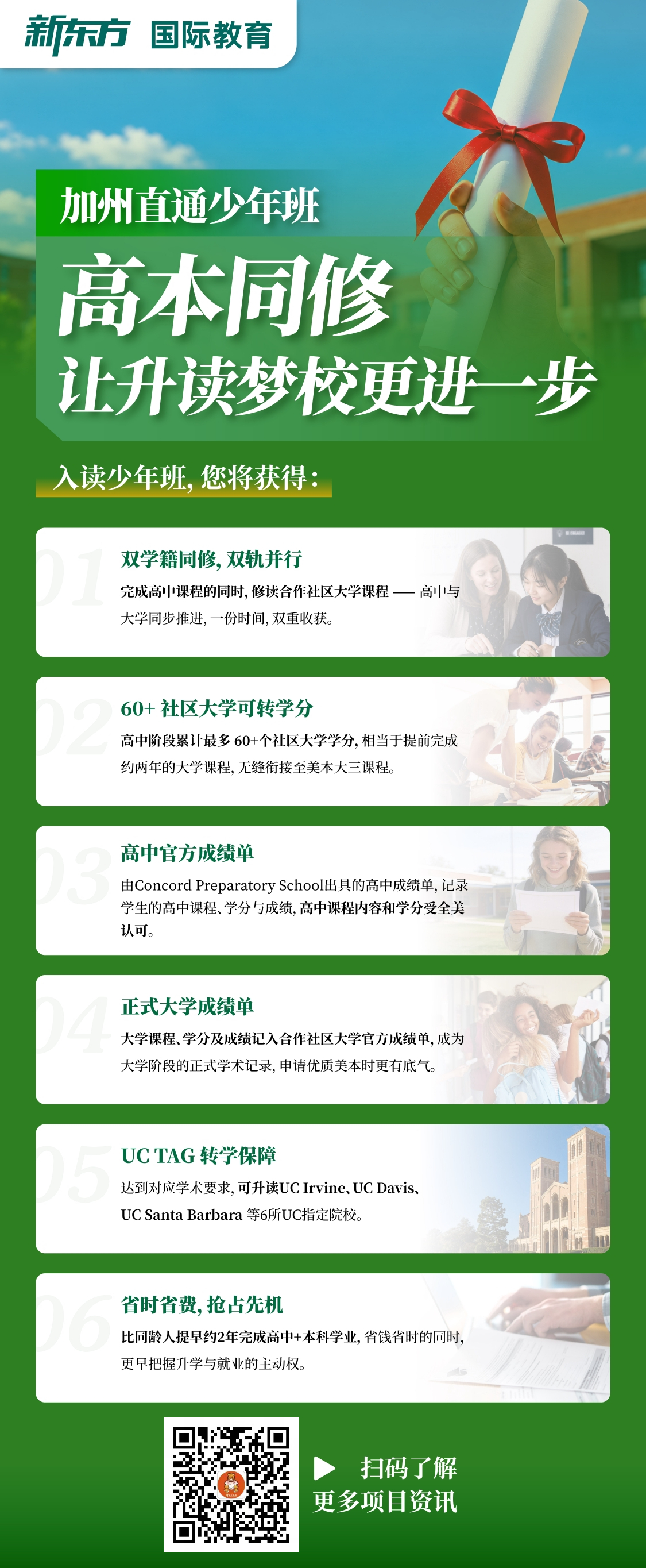 杭州新东方 美国本科留学 | 高中阶段如何同时修读大学课程？从加州直通少年班的安排看双轨并行的路径