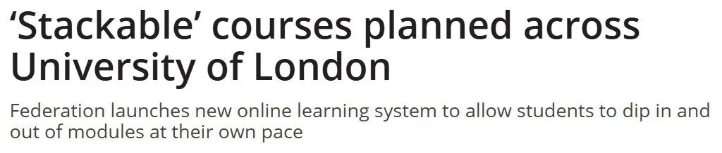 突发！伦敦大学官宣：硕士可以“拆开”读？！