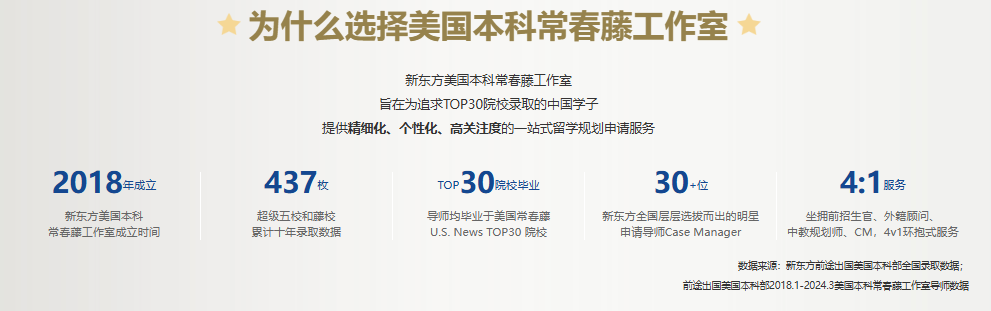 拒绝 “考试机器” 标签！新东方个性化规划，让美国TOP30看到你的独特灵魂