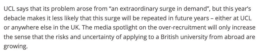 UCL申请人数突破8万份！较五年前增幅接近四成！