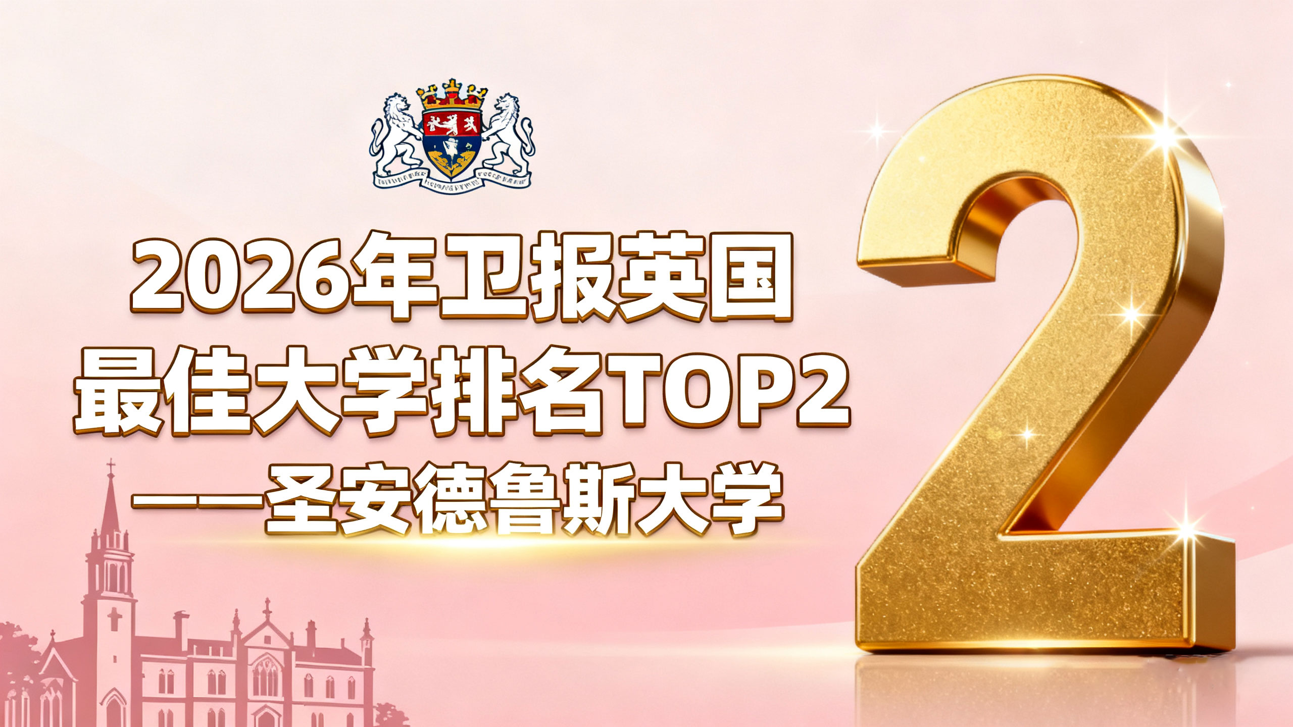 2026年卫报英国蕞佳大学排名TOP2深度解析——圣安德鲁斯大学