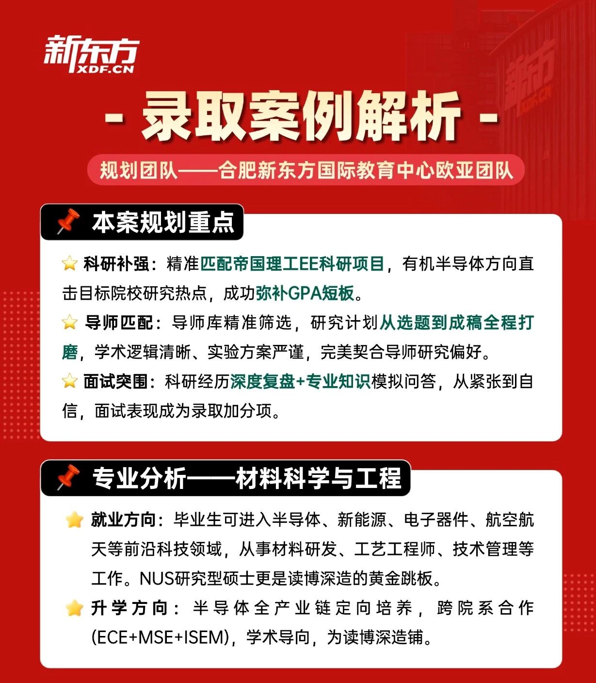 【留学案例】学术进阶｜本科直录NUS研究型硕士