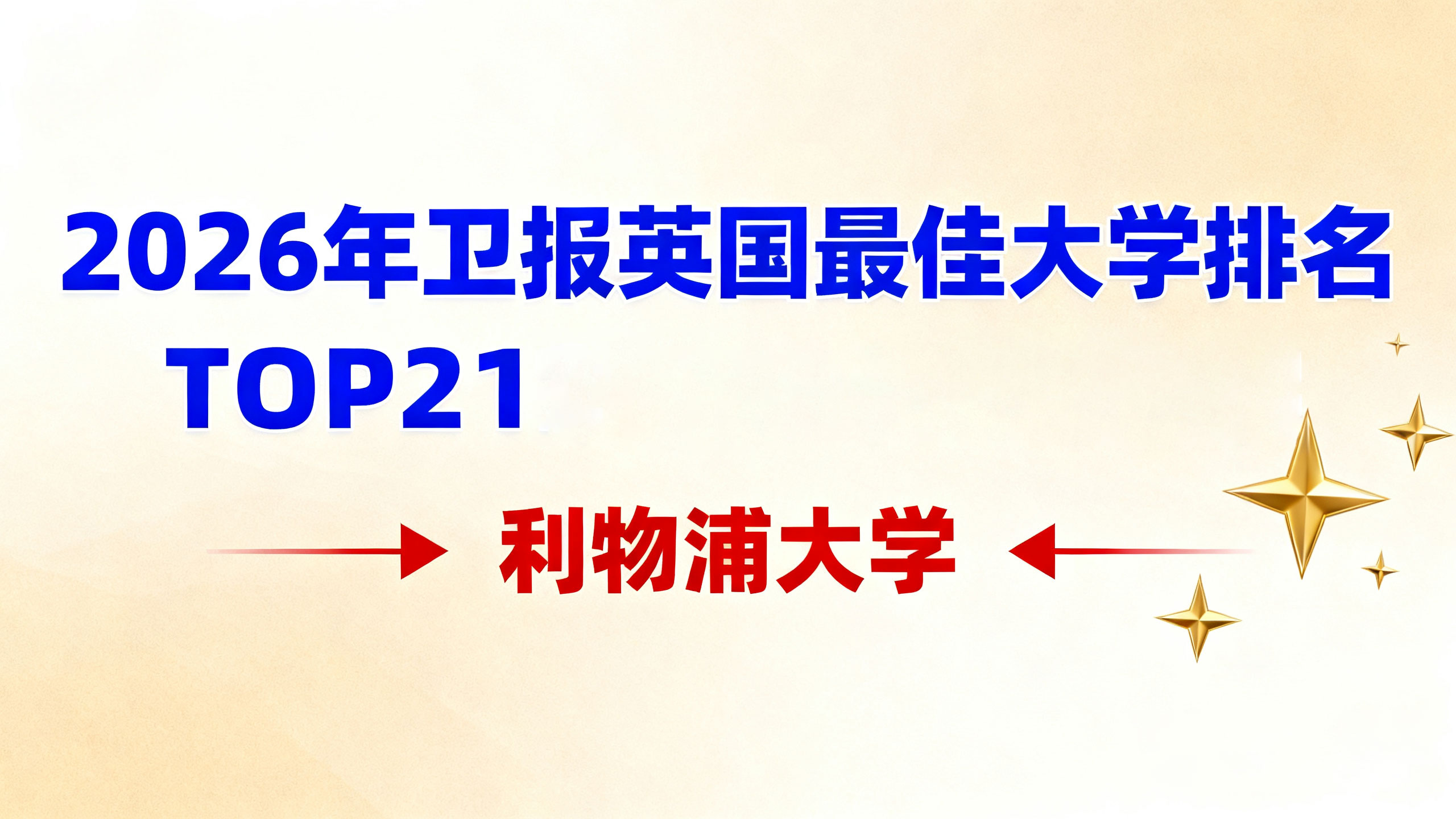 2026年卫报英国蕞佳大学排名TOP21解析-利物浦大学