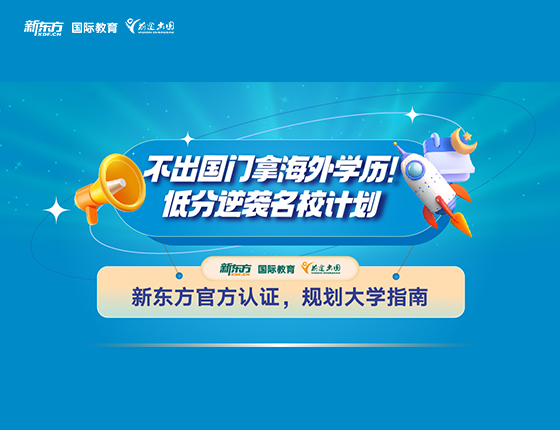 不出国门拿海外学历 低分逆袭名校计划