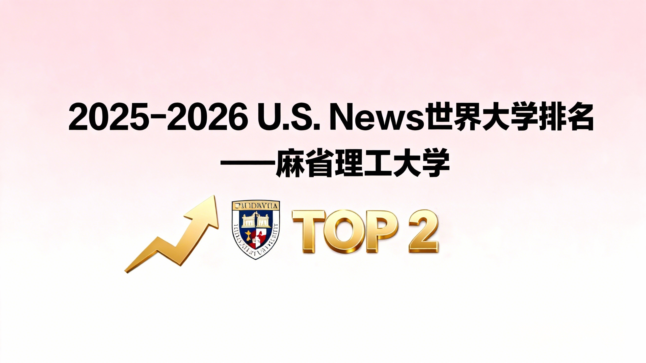 2025 - 2026 U.S. News世界大学排名解读：MIT稳居全球第二，STEM领域持续领航