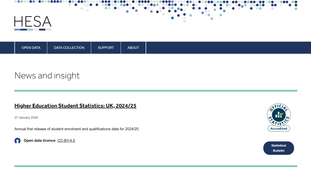 HESA数据揭晓！英国高等教育新动态，中国留学生何去何从？