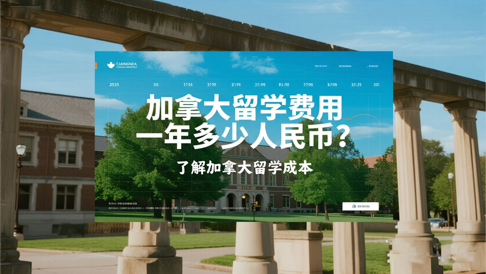 加拿大留学费用一年多少人民币：2025年政策解读与成本优化指南