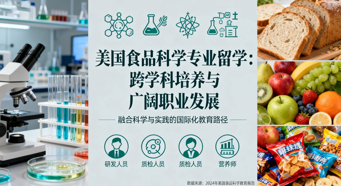 美国食品科学专业留学：跨学科培养与广阔职业发展