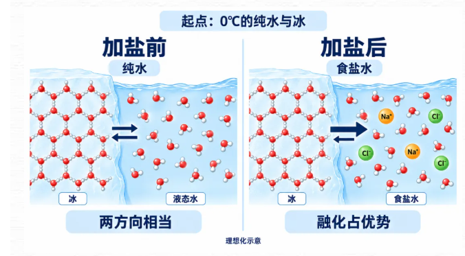 EJU考点趣谈：盐明明会融冰，为什么还能帮冰淇淋结冰？