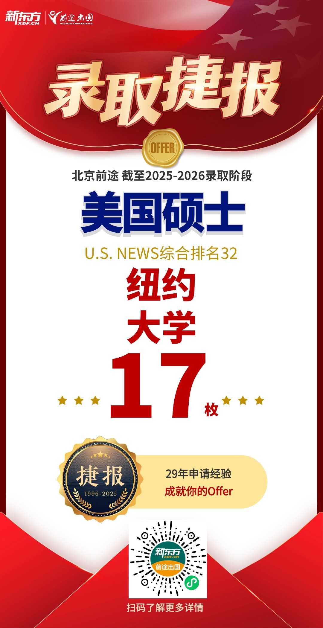 斯坦福生物工程硕士录取+1！今日新增TOP50录取9枚！