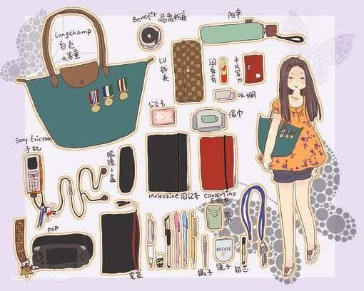 留学女生的标准装备之包包里的秘密
