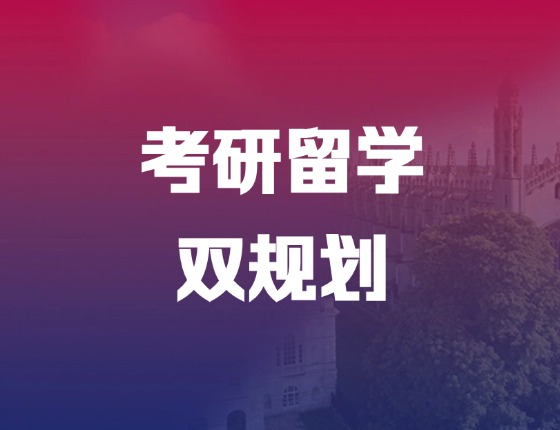 考研留学双规划