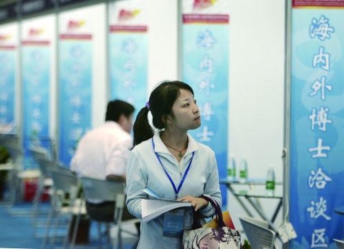 随着海归含金量降低，留学经历已不再是求职优势了。图片来源 CFP