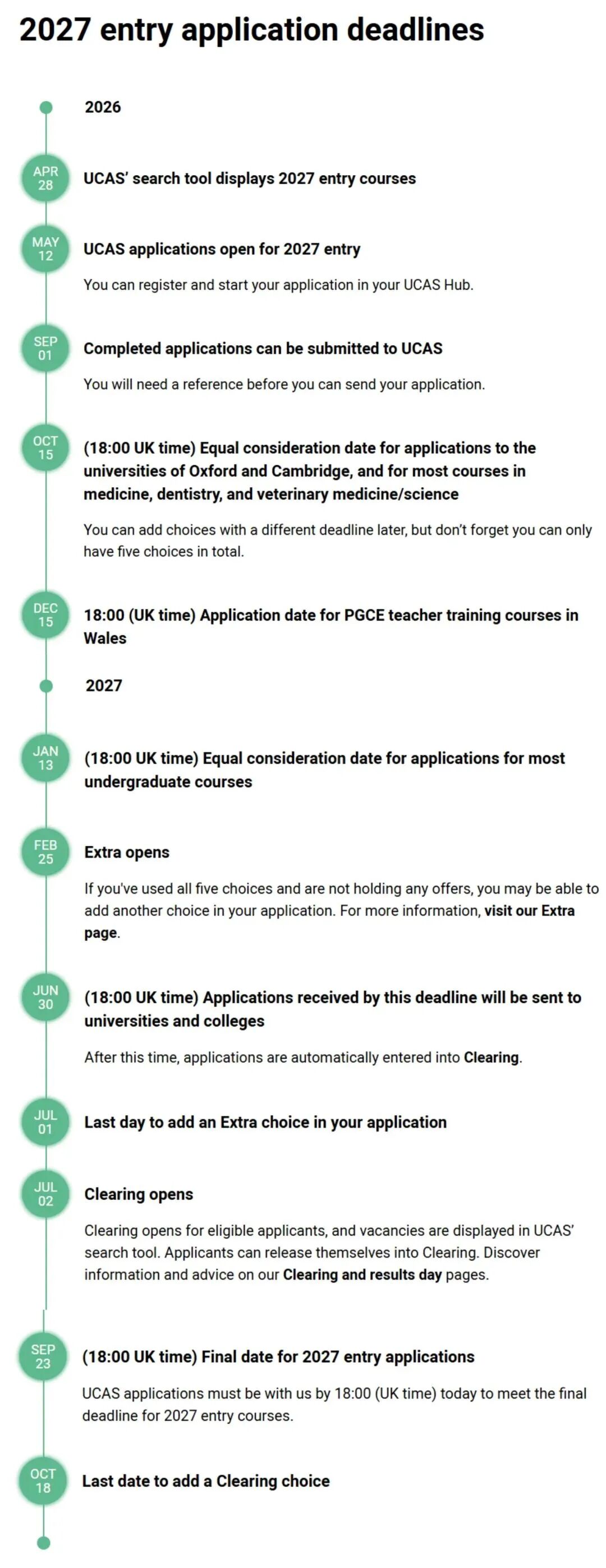 所有27fall英国本科申请者注意！UCAS已开启申请递交！