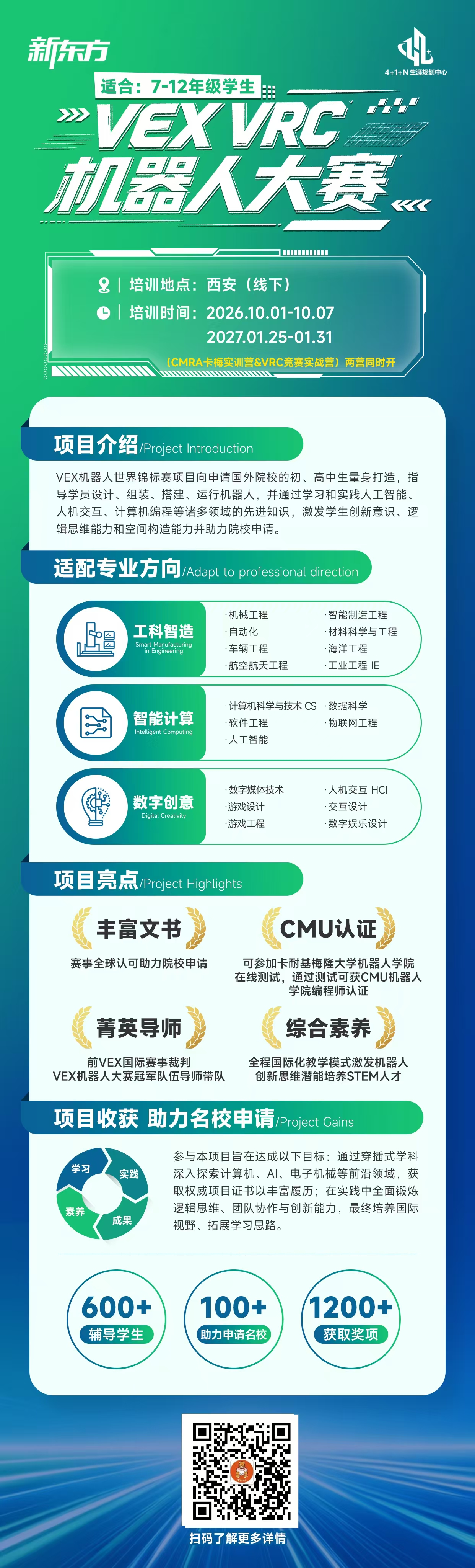 杭州新东方 美国低龄留学 | 2026 VEX VRC 机器人比赛：赋能7-12年级学子科创探索与背景提升