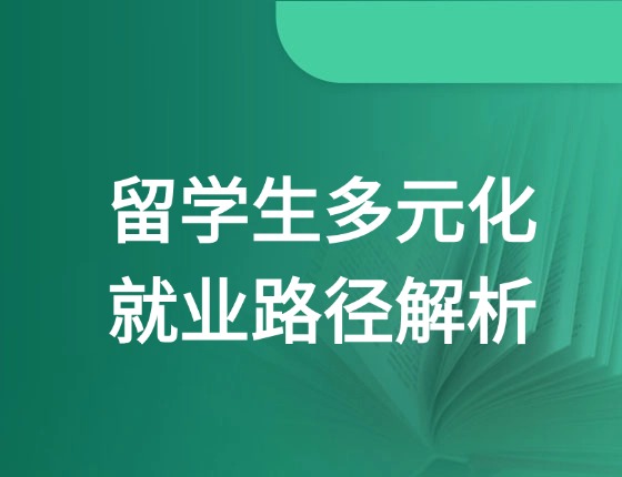 留学生多元化就业路径解析