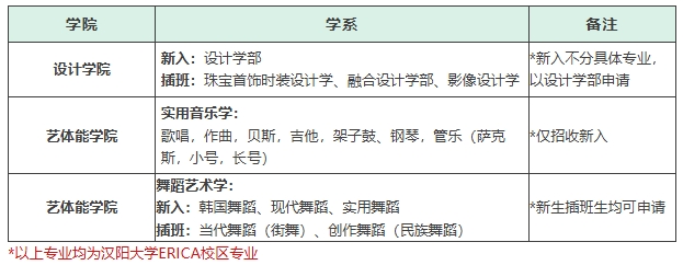 艺术特长生注意！汉阳大学2026提前批招生政策重磅来袭