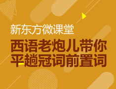 西语老炮儿带你平趟冠词前置词