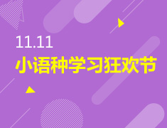 11.11小语种学习狂欢节，惊喜特惠