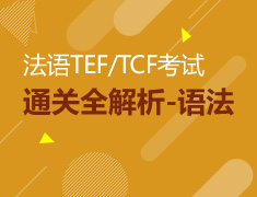 法语TEF/TCF考试通关全解析-语法