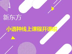 新东方前途出国小语种开班了