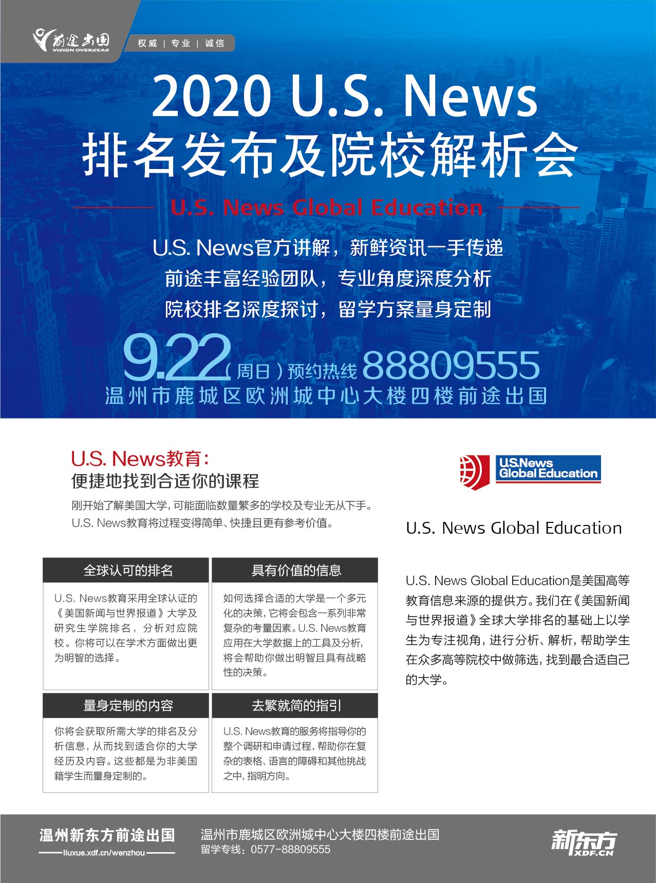 2020 USNews 美国大学排名解析暨申请趋势解读