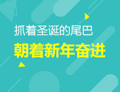 抓住圣诞的尾巴 朝着新年奋进吧