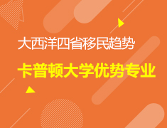 2.28加拿大|大西洋四省移民趋势卡普顿大学优势专业
