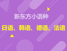 新东方日语、韩语、德语、法语限时198元！