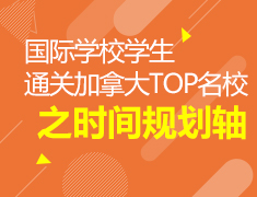 6.6 国际学校学生通关加拿大TOP名校之时间规划轴