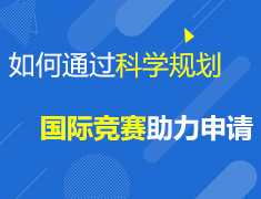 6.27 如何通过科学规划国际竞赛助力申请