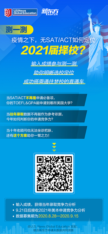 输入成绩 明晰你的选校定位