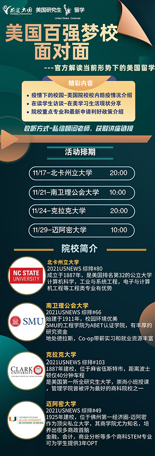 美国百强梦校面对面