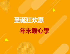 圣诞狂欢惠!年度大促!