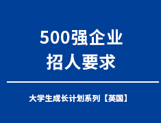 500强企业招人要求