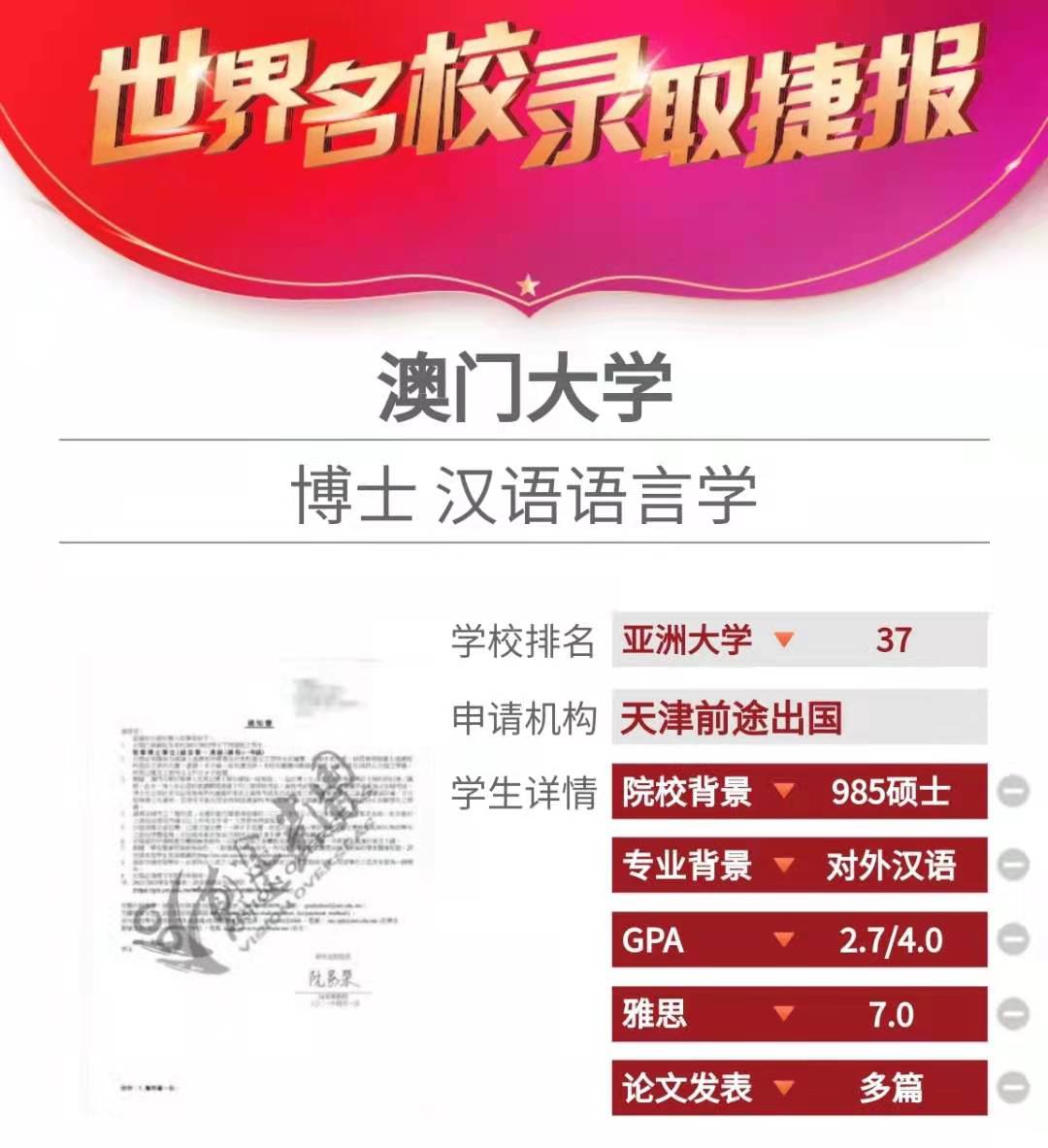 个人荣誉证书