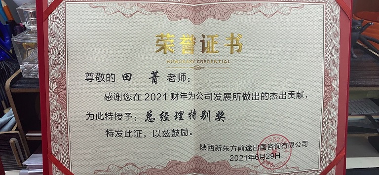 荣誉证书7