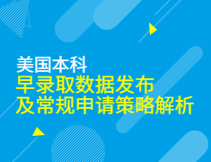 早录取数据发布及常规申请策略解析