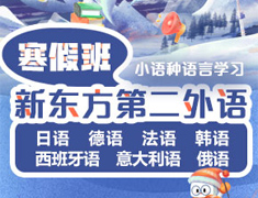 新东方第二外语寒假班报名