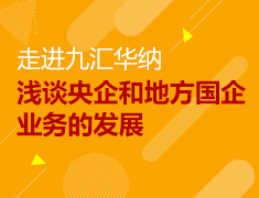 走进九汇华纳：浅谈央企和地方国企业务的发展