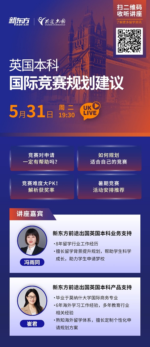 英国本科国际竞赛规划建议