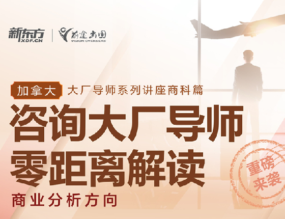 咨询大厂导师零距离解读商业分析