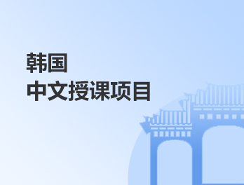 韩国中文授课项目