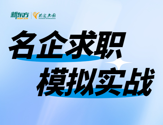 名企求职模拟实战
