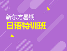 新东方暑期日语特训班
