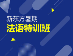 新东方暑期法语特训班