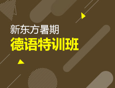 新东方暑期德语特训班