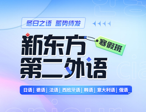 新东方第二外语寒假班